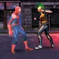 Spider Hero Street Fight