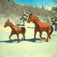 Winter Horse Simulator